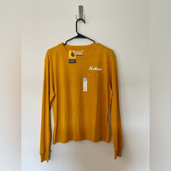 Carhartt Tops - Carhartt Loose Fit Lightweight Long-sleeve Graphic Script Tee - Medium